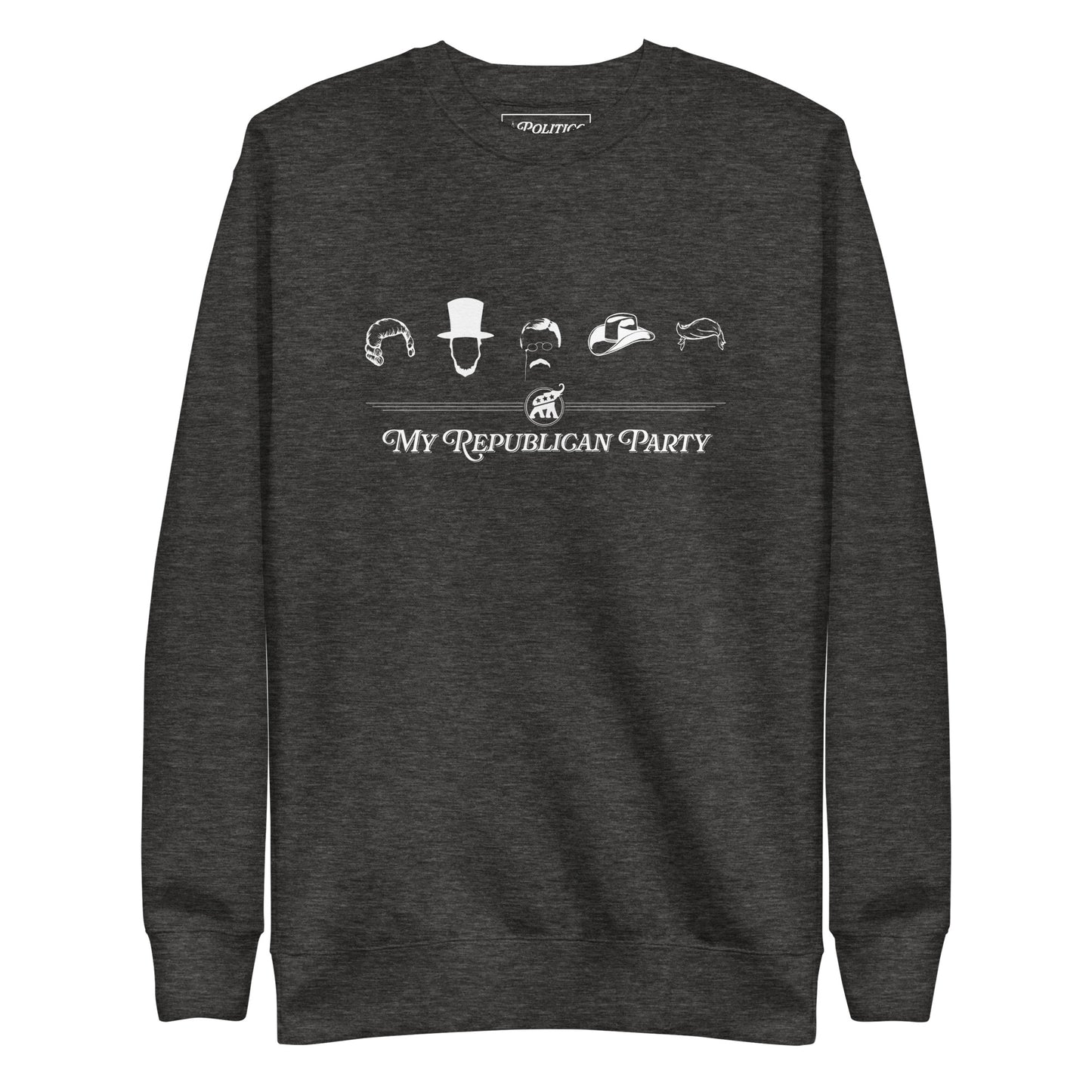 "My Republican Party" Sweatshirt featuring Generations of Leadership, Presidential Silhouettes (Unisex)