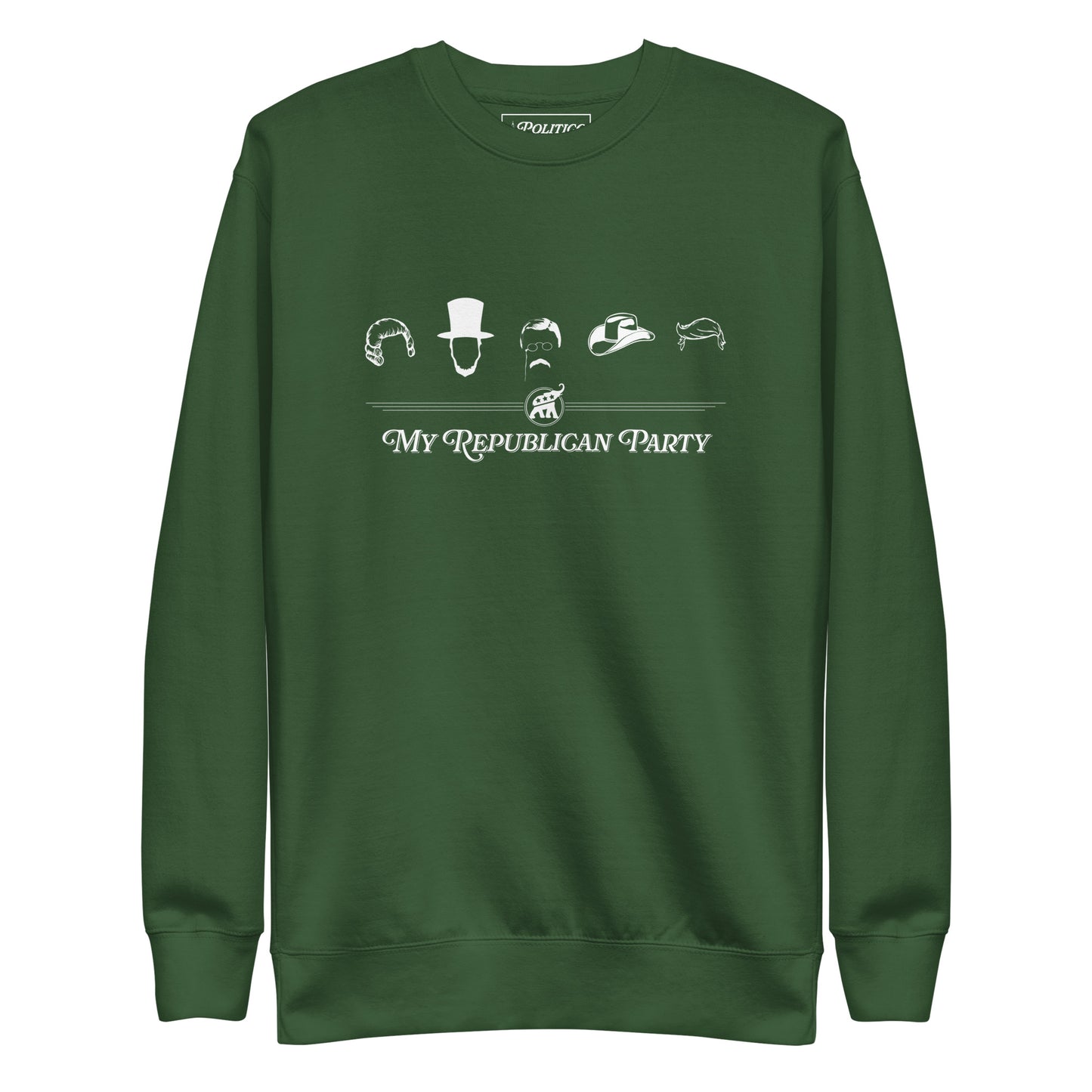 "My Republican Party" Sweatshirt featuring Generations of Leadership, Presidential Silhouettes (Unisex)