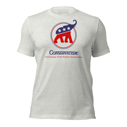 "Conservatism" with Proud Elephant T-Shirt (Unisex)