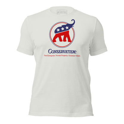 "Conservatism" with Proud Elephant T-Shirt (Unisex)