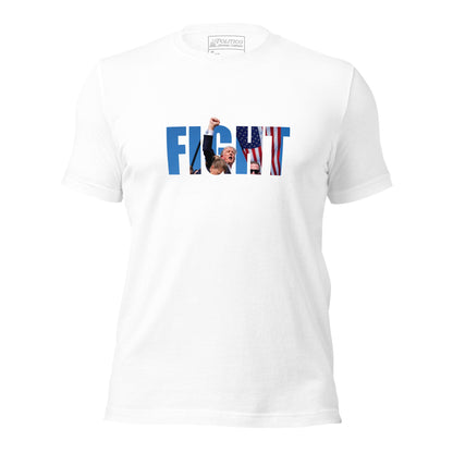 "Fight" Commemorative T-Shirt featuring President Donald Trump with Raised Fist (Unisex)