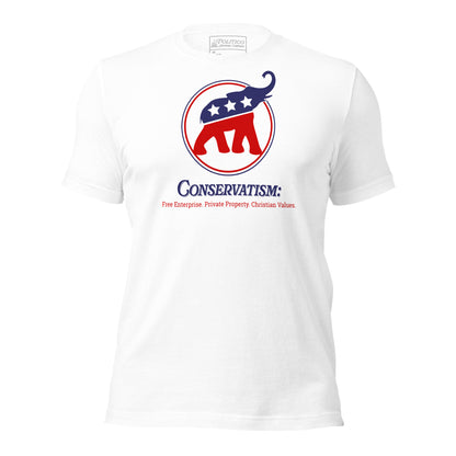 "Conservatism" with Proud Elephant T-Shirt (Unisex)